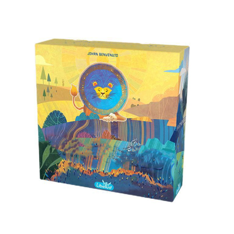 Board Game Harmonies - بطاقة ألعاب ألغاز Animal King Create