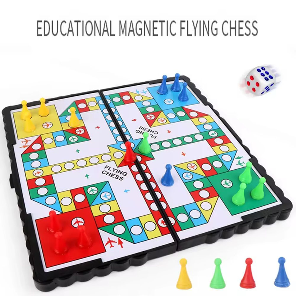 Board Game Quacks - مجموعة شطرنج مغناطيسية قابلة للطي، سجادة