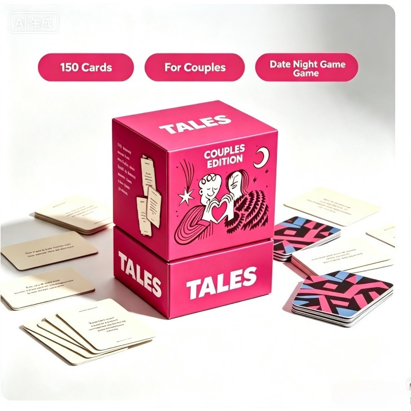 Board Game For Couple - بطاقات محادثة للأزواج من TALES، 150