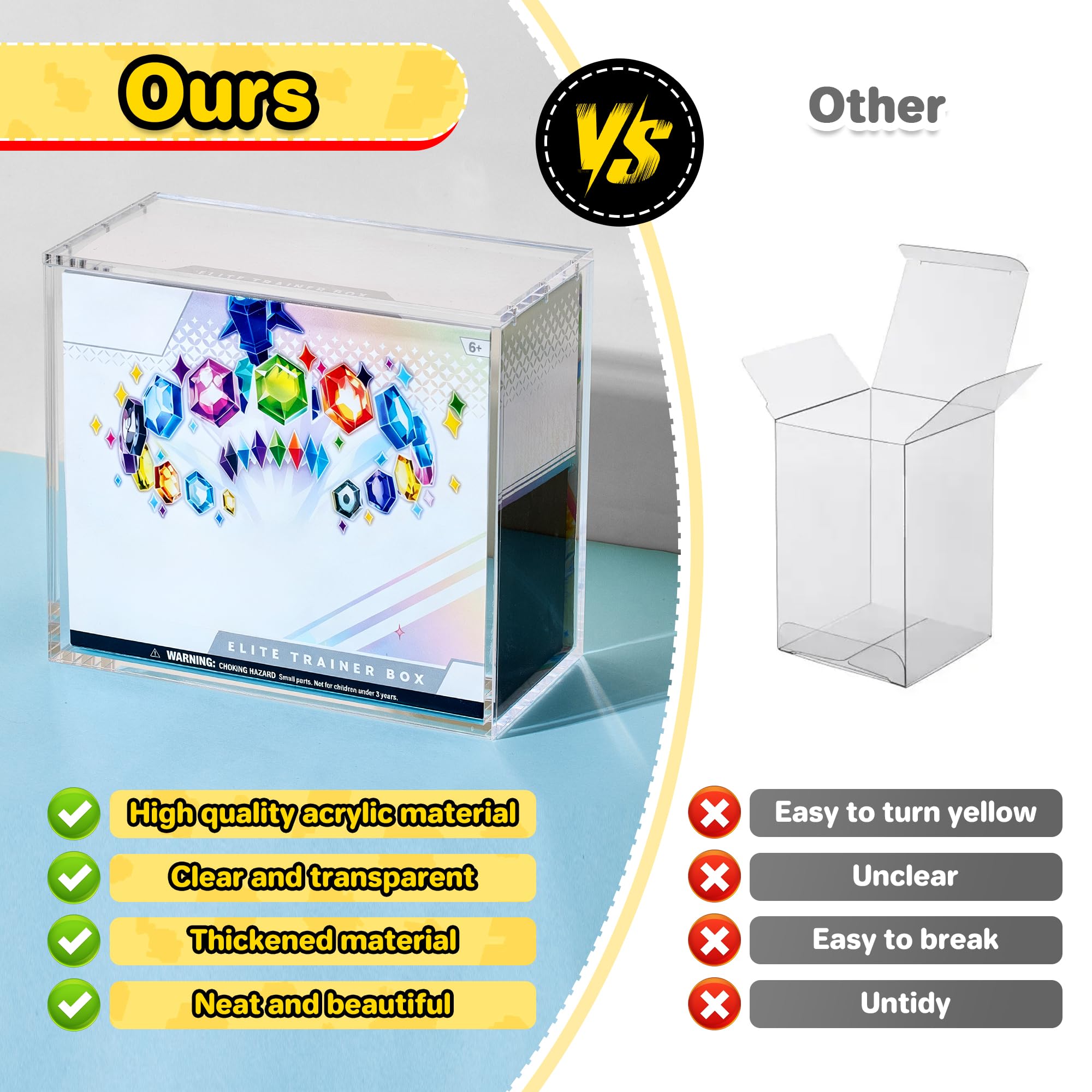 علبة عرض أكريليك مغناطيسية حدي - مراجعة Game Storage Box وسعره