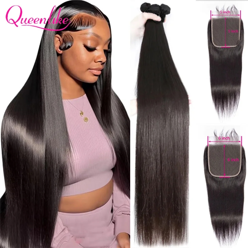 30 40 بوصة حزم من شعر طبيعي مف - مراجعة Board Game Queen وسعره