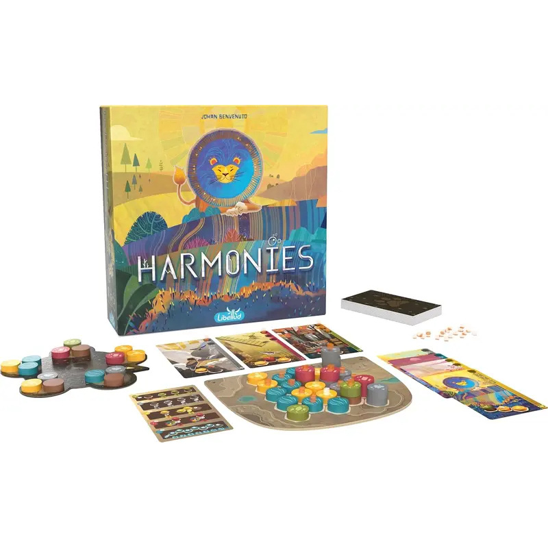 ألعاب لوحية لتصميم المناظر الط - مراجعة Board Game Harmonies وسعره