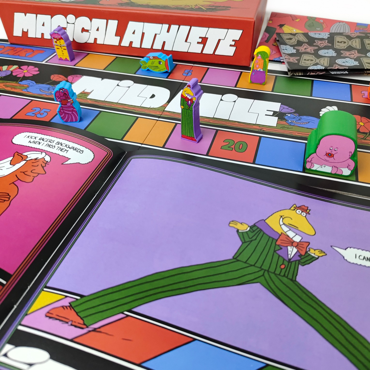 لعبة بطاقات MAGICAL ATHLETE، أ - مراجعة Board Game Fun وسعره