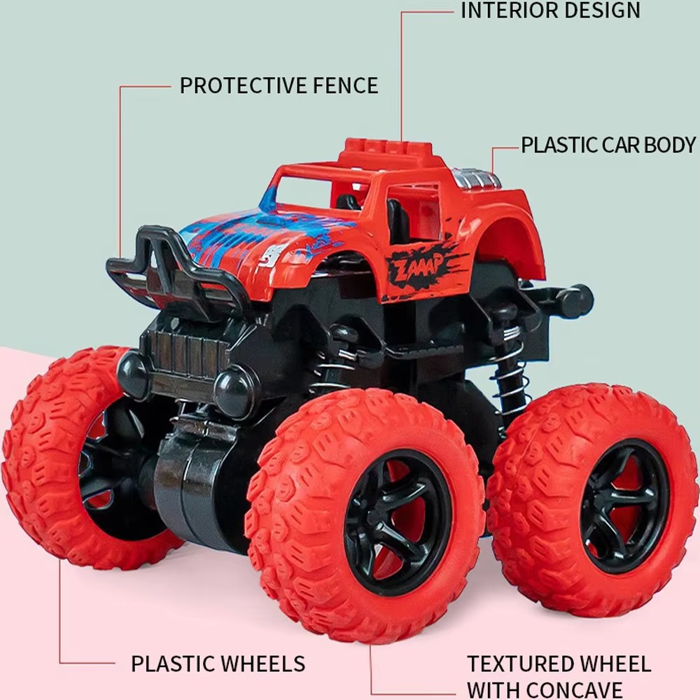 لعبة سيارة مونستر تراك رباعية  - مراجعة Hot Wheels Car Monster Trucks وسعره