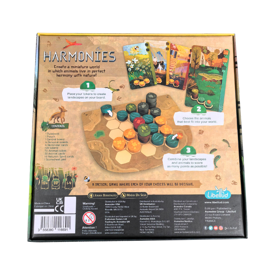 هارمونيز - ألعاب الطاولة - إنش - مراجعة Board Game Harmonies وسعره